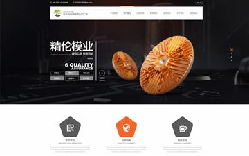 自貢黑羽網絡網頁制作案例-廣東精化模業科技有限公司