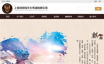自貢黑羽網絡網頁制作案例-上海琦聆島文化傳播有限公司