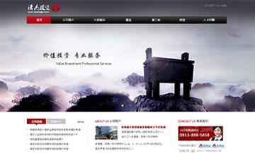 自貢黑羽網絡網頁制作案例-上海瀟杰投資管理有限公司